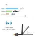 Dual Band 600Mbps WiFi USB Adapter
