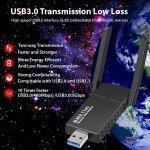 High-Speed USB 3.0 Wireless WiFi Adapter 1300Mbps