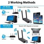 High-Speed USB 3.0 Wireless WiFi Adapter 1300Mbps