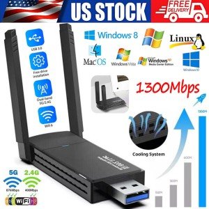 1300Mbps Dual Band USB 3.0 WiFi Adapter