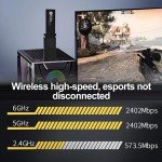 WiFi 6E Tri-band AX5400 USB Adapter