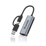2.5Gbps USB-C Ethernet Adapter for Windows and Mac