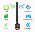AC 600Mbps Dual Band USB WiFi Adapter
