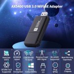 WiFi 6E Tri-band AX5400 USB Adapter