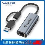 2.5Gbps USB-C Ethernet Adapter for Windows and Mac