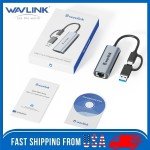 2.5Gbps USB-C Ethernet Adapter for Windows and Mac