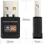 600Mbps Dual Band WiFi USB Ethernet Adapter