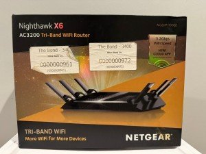 NETGEAR Nighthawk X6 AC3200 Tri-Band WiFi Router Model R8000