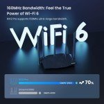 WiFi 6 Gaming Router AX3000 Dual Band Gigabit Wireless Router High Speed Router