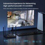WiFi 6 Gaming Router AX3000 Dual Band Gigabit Wireless Router High Speed Router