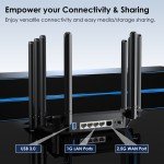 AX6000 WiFi 6 Gigabit Router with OpenVPN