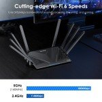 AX6000 WiFi 6 Gigabit Router with OpenVPN