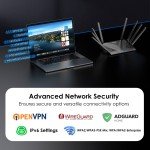 AX6000 WiFi 6 Gigabit Router with OpenVPN
