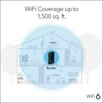 NETGEAR RAX5 WiFi 6 Router - 1.6 Gbps