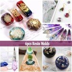 JILLSKY 125pcs Complete Resin Jewelry Making Kit