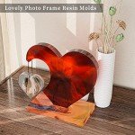 Heart-Shaped Resin Photo Frame Molds for DIY