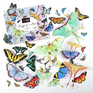 Realistic Butterfly Moths Kit for Resin Crafts