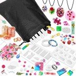 219-Piece DIY Resin Kit for Jewelry Making