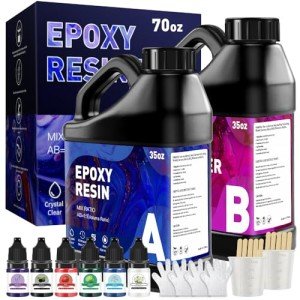 70oz Clear Epoxy Resin Kit for Crafts