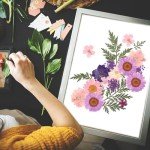 40Pcs Dried Pressed Flowers for DIY Crafts