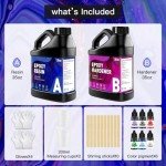 70oz Clear Epoxy Resin Kit for Crafts