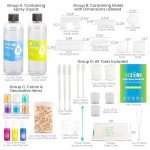Complete Epoxy Resin Kit with Molds & Pigment