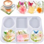 Silicone Coaster Molds for Resin Art Projects