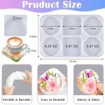 Silicone Coaster Molds for Resin Art Projects