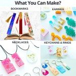 Beginner's Epoxy Resin Jewelry Making Kit - 208 Pcs