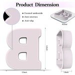 Large Letter B Silicone Mold for DIY Crafts