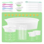 Silicone Measuring Cups Set for Resin DIY Projects