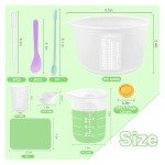 Silicone Measuring Cups Set for Resin DIY Projects