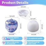 Apple-Shaped Silicone Resin Jar Molds with Lid