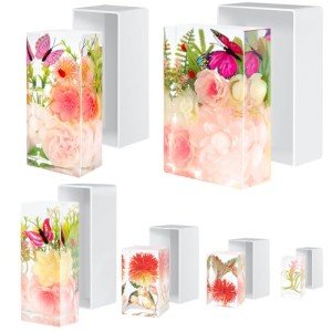 YOILES 6-Pack Large Silicone Resin Molds