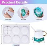 Extra Deep Silicone Coaster Molds - 6 Cavity