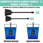 Rechargeable Handheld Resin Mixer with 4 Paddles