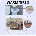 Large Vintage 3D Resin Jar Molds with Lids