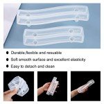 8 Pcs Silicone Tray Handles for DIY Crafts
