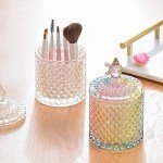 Large Vintage 3D Resin Jar Molds with Lids