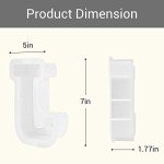 7-Inch Large Letter Molds for Resin Crafts