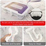 7-Inch Large Letter Molds for Resin Crafts