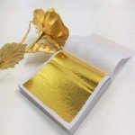 100Pcs Gold & Silver Foil Sheets for DIY Crafts