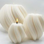 Geometric Wave 3D Candle Silicone Mold for Crafts