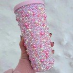 DIY Resin Rhinestone and Pearl Beads Mix