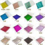 100 Pcs Gold Silver Leaf Foil for DIY Crafts