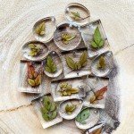 20-Piece DIY Silicone Keychain Mold Set