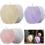 Geometric Wave 3D Candle Silicone Mold for Crafts