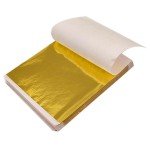 100 Pcs Gold Silver Leaf Foil for DIY Crafts