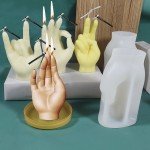 3D Middle Finger Candle Mold for DIY Crafts