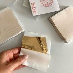 100pcs Gold & Silver Foil Paper for Crafts